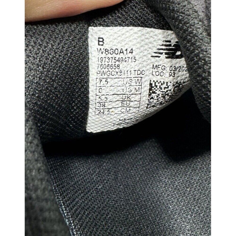 New Balance Fresh Foam X 860v14 Shoes Womens 7.5 Black White Road Running - Picture 7 of 8